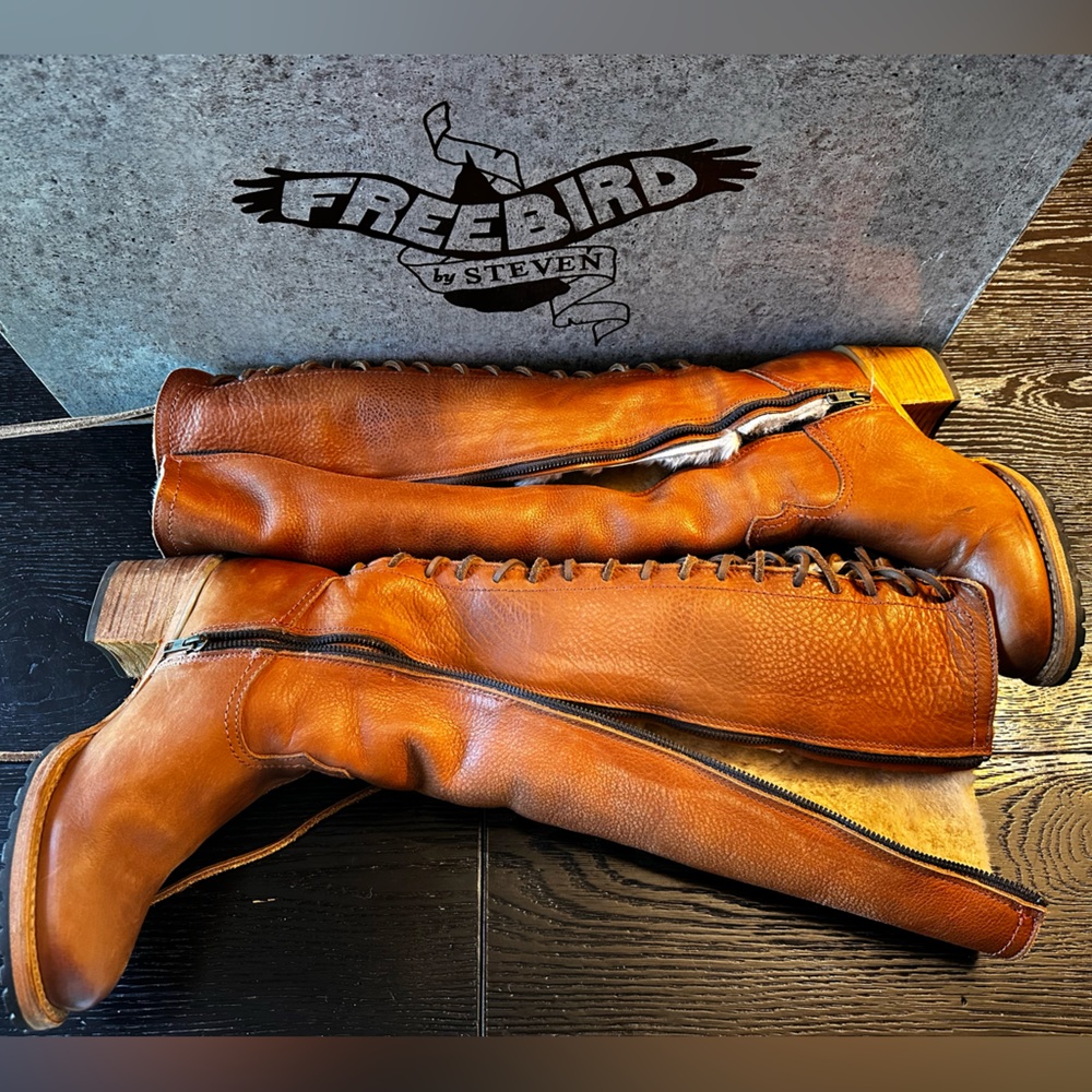 Freebird ICELAND Woman’s Boot in Cognac - Picture 10 of 14